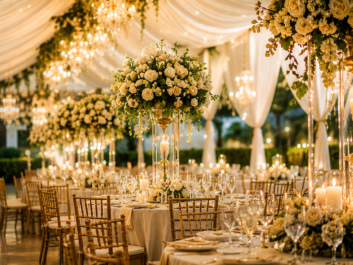 Event setup marquee